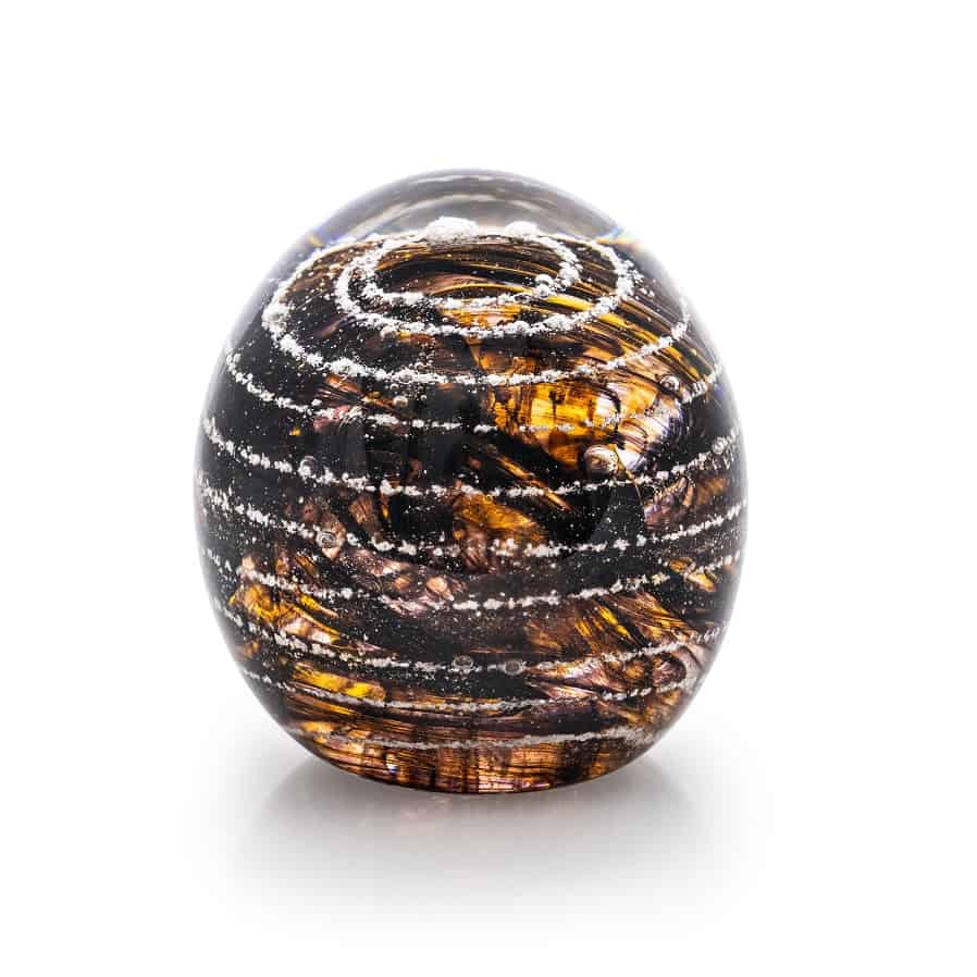 Memorial Dome - Galaxy - Amber & Black