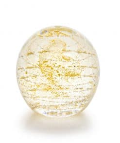 Memorial Dome - Galaxy - Clear with 23ct Gold