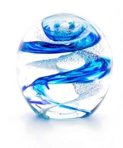 Memorial Dome -  Spiral - Cobalt Blue and Sky Blue