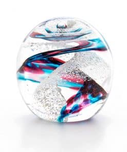 Memorial Dome -  Spiral - Sky Blue & Pink